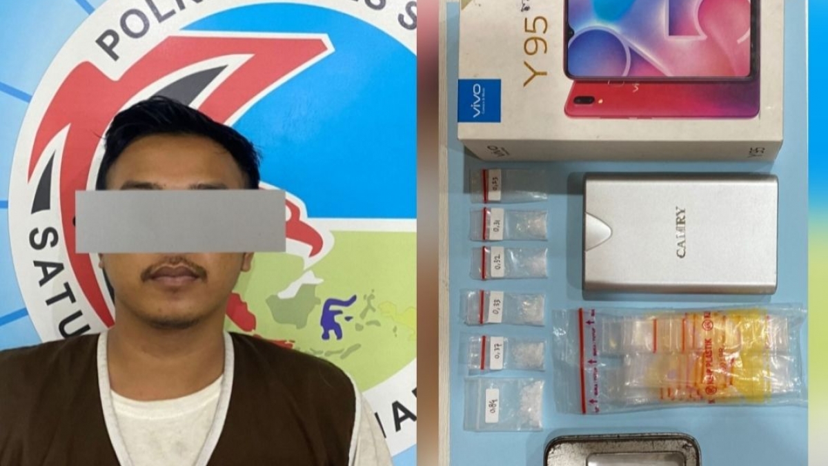 Diduga jadi Pengedar Sabu-Sabu, Anak Kos di Dukuh Kupang Surabaya Dibekuk Polisi