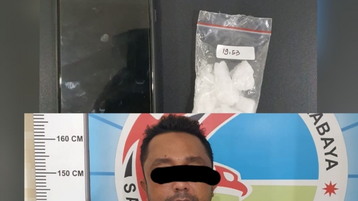 Simpan 19 Gram Sabu-Sabu senilai Rp15 Jutaan, Brewok Ditangkap Polisi