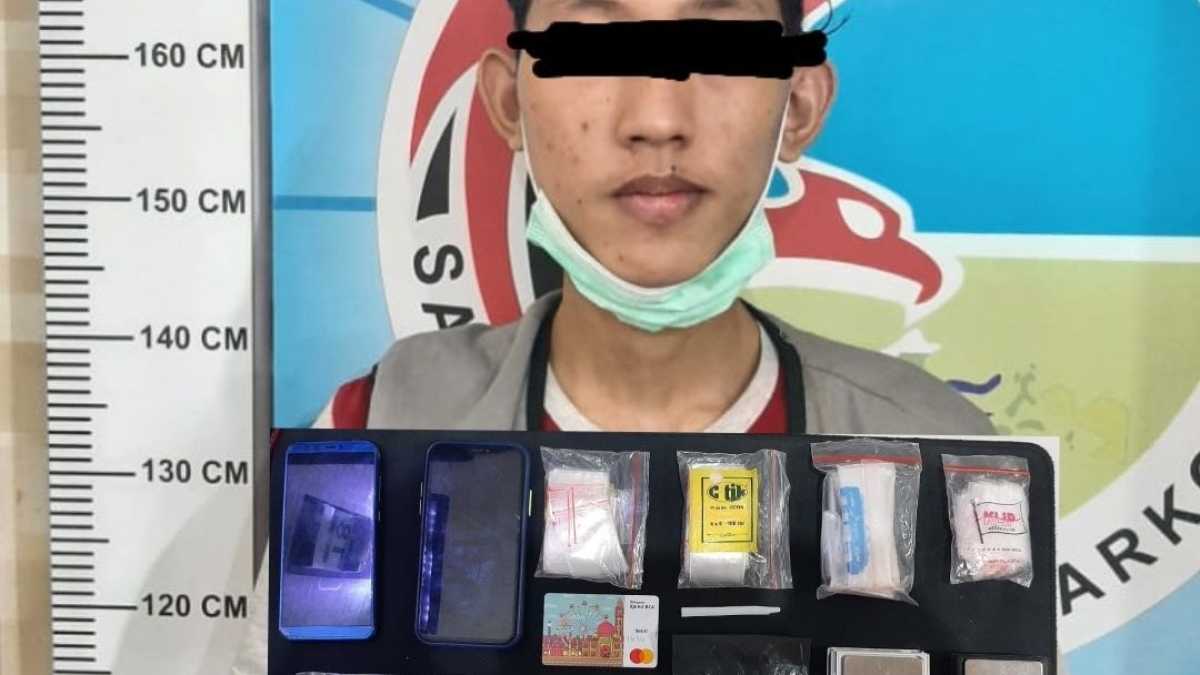 Tergiur Bonus Upah Rp10 Ribu, Pemuda Tegal Sari Surabaya Ini jadi Kurir Narkoba