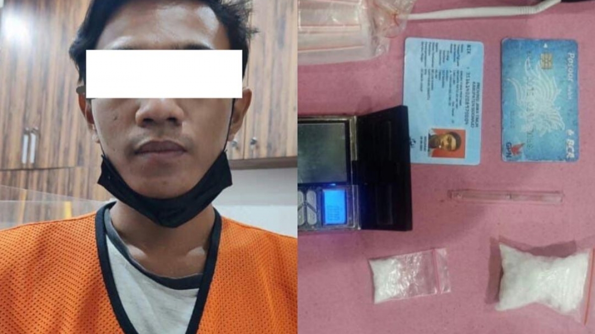 Rumah Kos di Jambangan Surabaya Digerebek, Polisi Tangkap Buruh Pabrik yang Nyambi jadi Pengedar Sabu