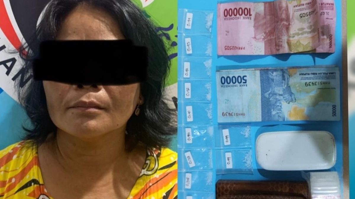 Satu Keluarga di Asemrowo Surabaya Ini jadi Pengedar Sabu, Ibu Ditangkap, Bapak dan Anak Buron