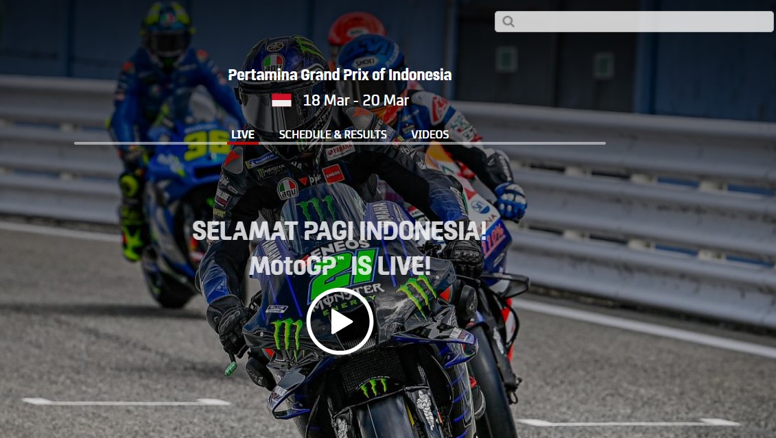 Jadwal Lengkap MotoGP 2022 di Sirkuit Mandalika, 18 - 20 Maret