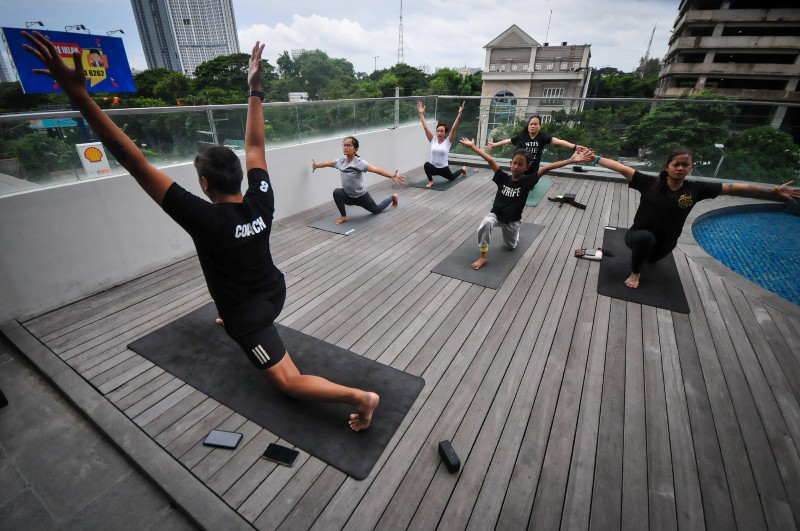 FOTO: Yoga Efektif Membuat Otot Lebih Kencang