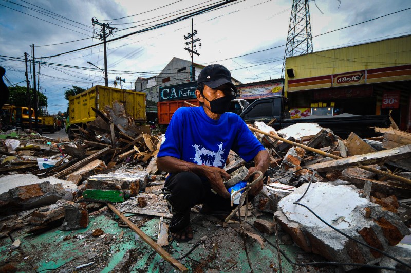 FOTO: 14 Bangli di Simo Gunung Diratakan