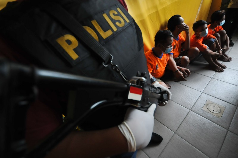 FOTO: Polisi di Surabaya Ringkus Kawanan Pencuri