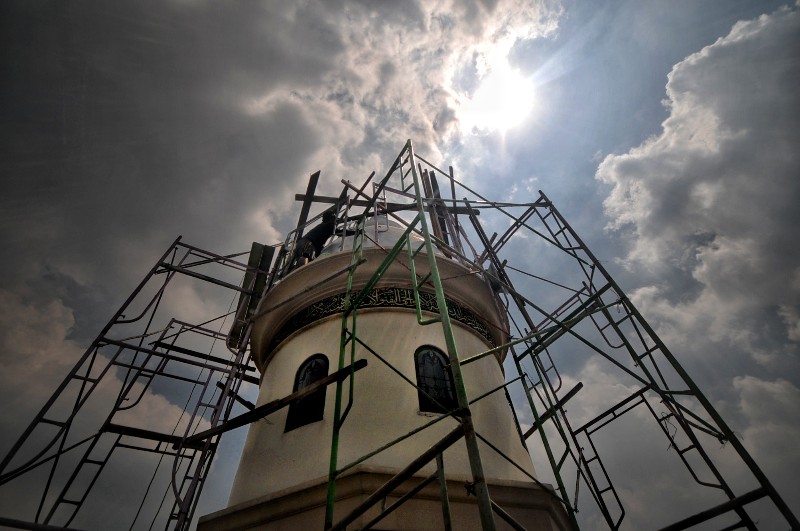 FOTO: Renovasi Masjid