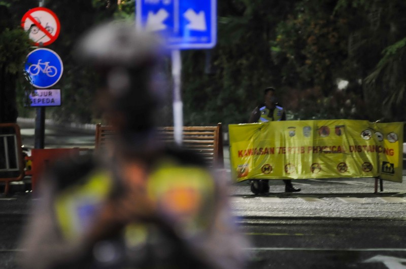 FOTO: Jalan Darmo dan Tunjungan Resmi Tutup