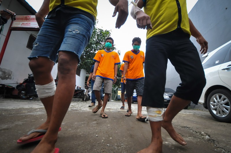 FOTO: Ungkap Kasus Delapan Kilogram Sabu Jaringan Antar Lintas Sumatra