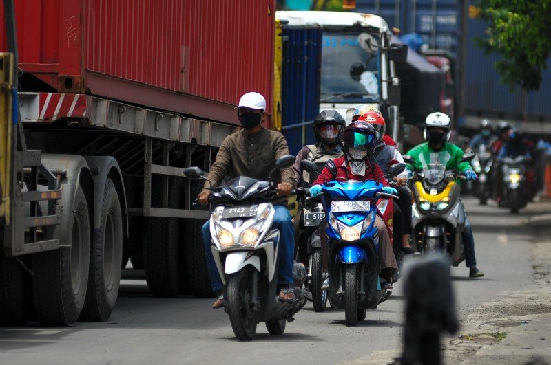 Banyak Kendaraan Melintas di Jalan Protokol, Rawan Kecelakaan