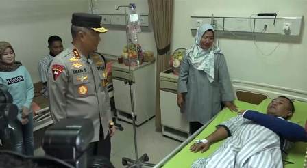 Alhamdulillah, 10 Polisi yang Kena Ledakan di Mako Brimob Polda Jatim Membaik
