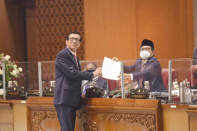 Menkumham: UU Harmonisasi Peraturan Perpajakan adalah Bagian Penting dari Reformasi Pajak