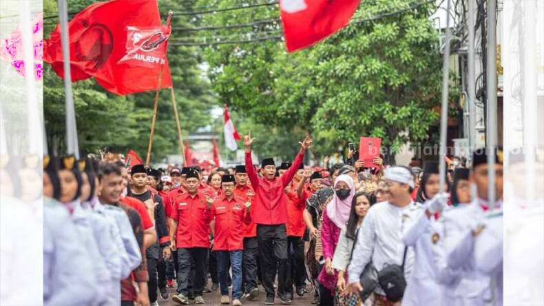 PDIP Menang Hattrick di Surabaya, Adi Sutarwijono: Terima Kasih Kader Banteng dan Warga Surabaya!