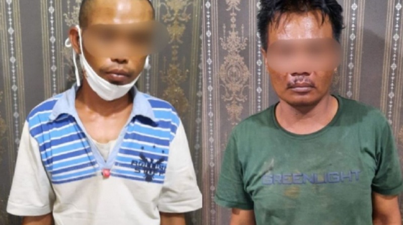 Dua Maling Spesialis Rumah Kosong di Perak Surabaya Ini Tertangkap karena Gaduh saat Beraksi