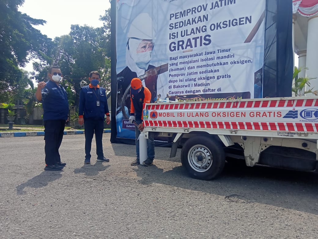 Pemprov Jatim Luncurkan Mobil Reaksi Cepat Layanan Oksigen Gratis, Lebih Cepat Jangkau Warga pada Kondisi Darurat
