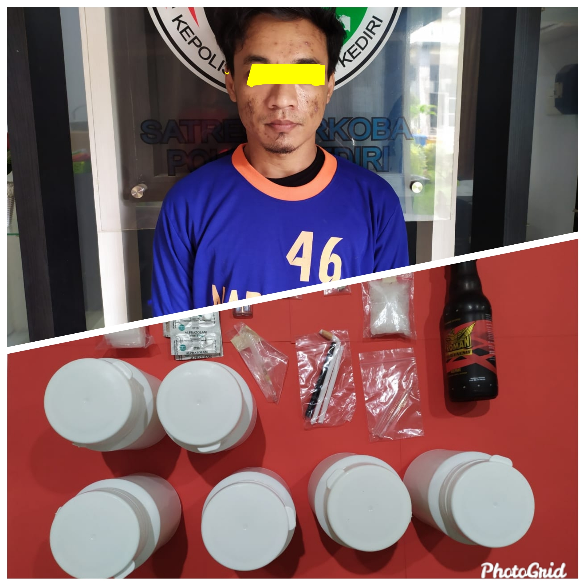 Transaksi Narkoba di Kos-kosan, Pria Kediri Dicokok Polisi