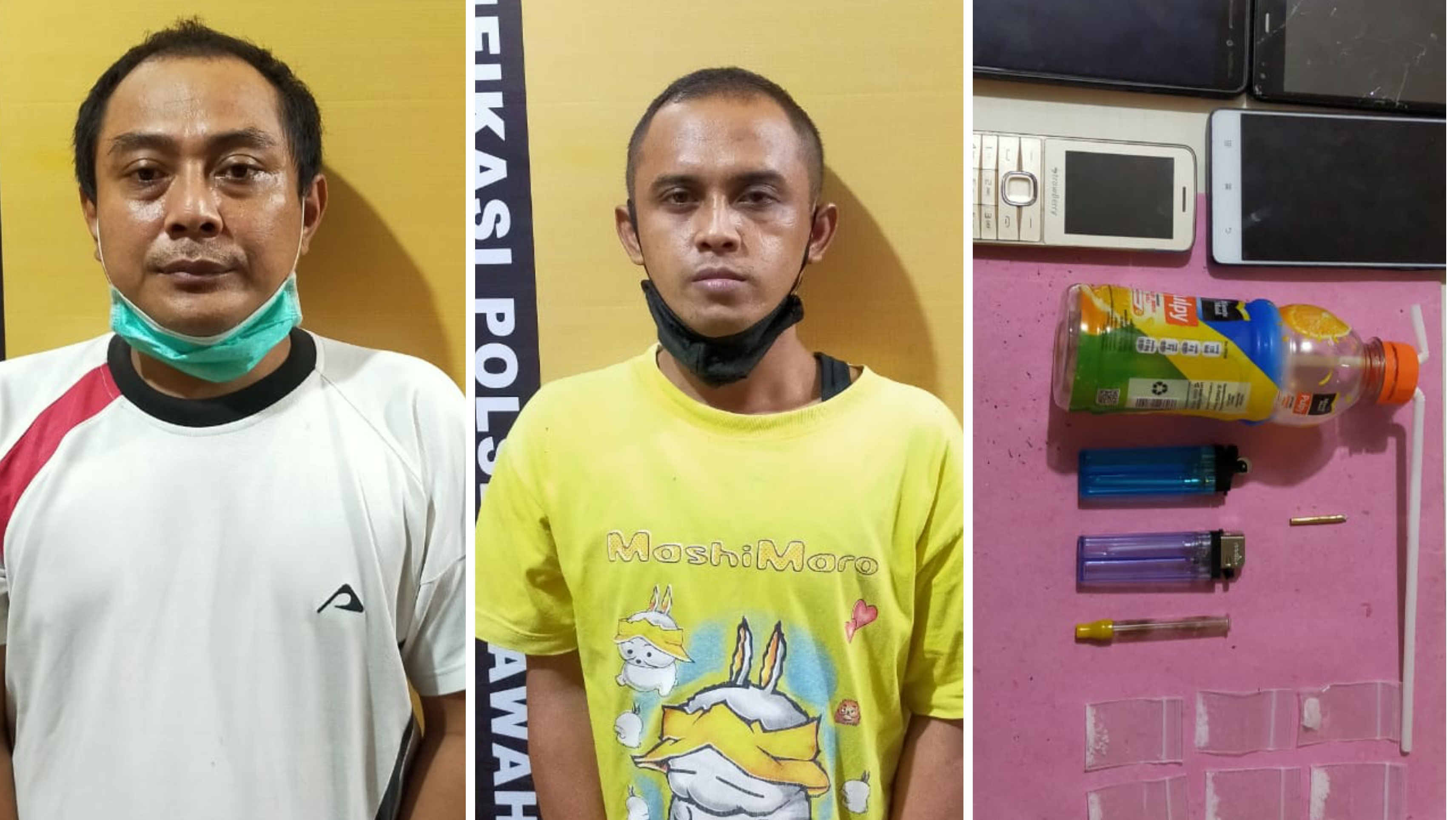 Simpan Sabu Dalam Celana, Dua Budak Narkoba Diringkus