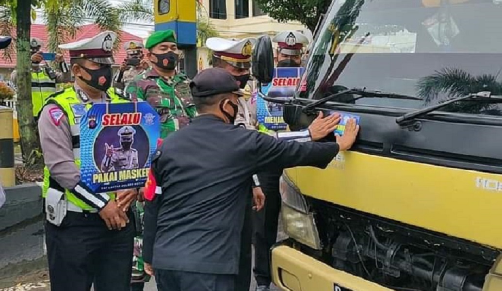 Polres Kotim Gencarkan Sosialisasi Patuhi Prokes
