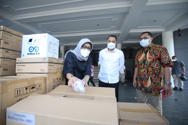 Dapat Bantuan Alat GeNose C19, Pemkot Surabaya Sasar Fasilitas Publik