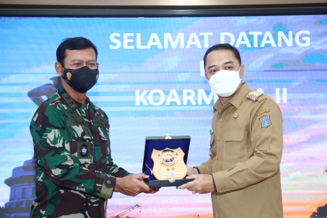 Sowan ke Pangkoarmada II, Wali Kota Surabaya bakal Bersinergi Kembangkan Wisata Religi Ampel