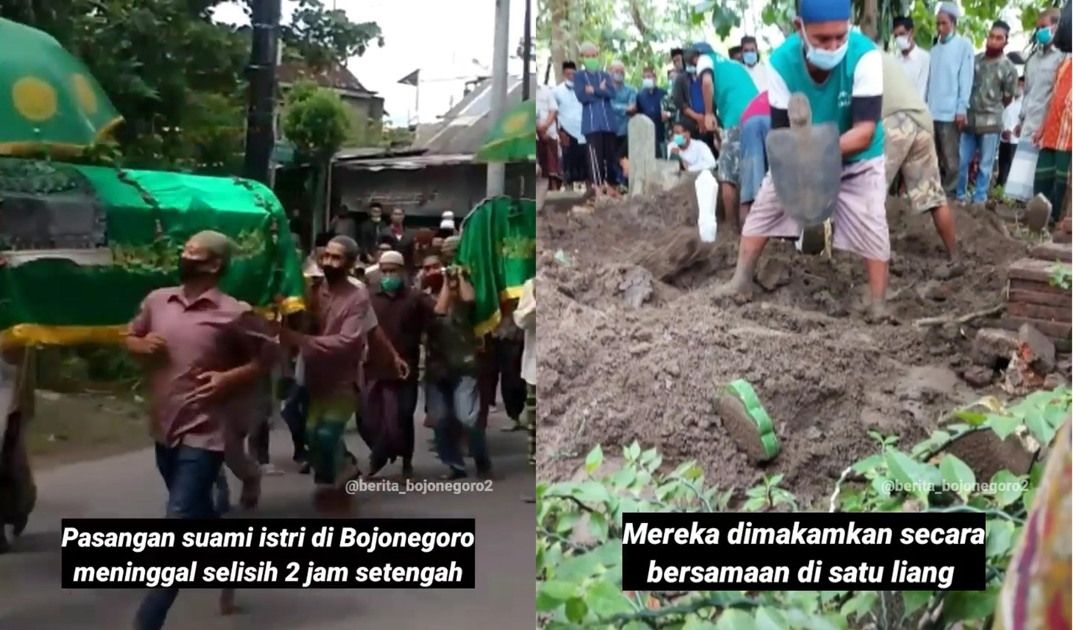 Bak Romeo Juliet, Pasangan Suami Istri Dikubur Satu Liang Kubur
