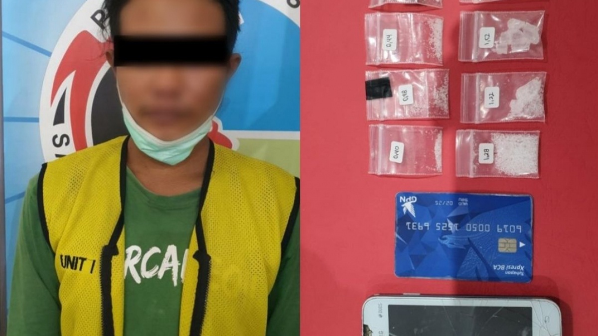 Seminggu Sekali dapat Kiriman Sabu-Sabu dari Mbah, Pemuda Simo Surabaya Ini Diringkus