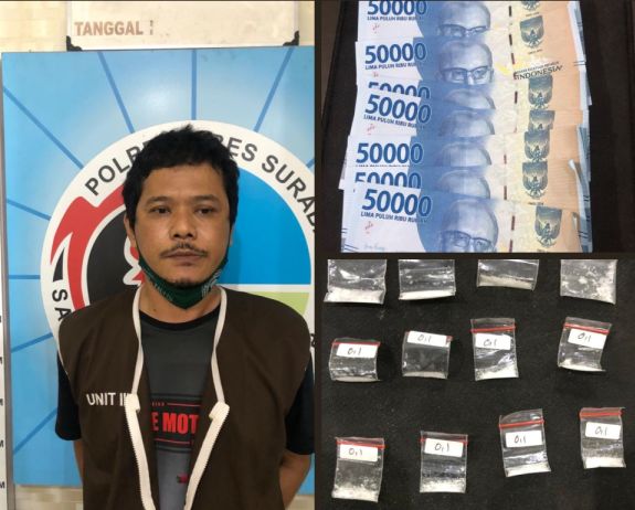 Pengedar Narkoba Ini Samarkan Transaksi Sabu dengan Jual Jahe