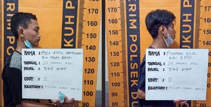 Nekat Curi Helm di Apartemen, Dua Sekawan Ini malah Ditangkap Satpam