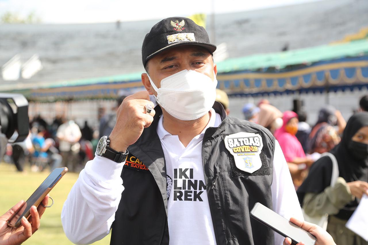 Surabaya PPKM Level 2, Wali Kota Eri Imbau Warga agar Tetap Terapkan Disiplin Prokes