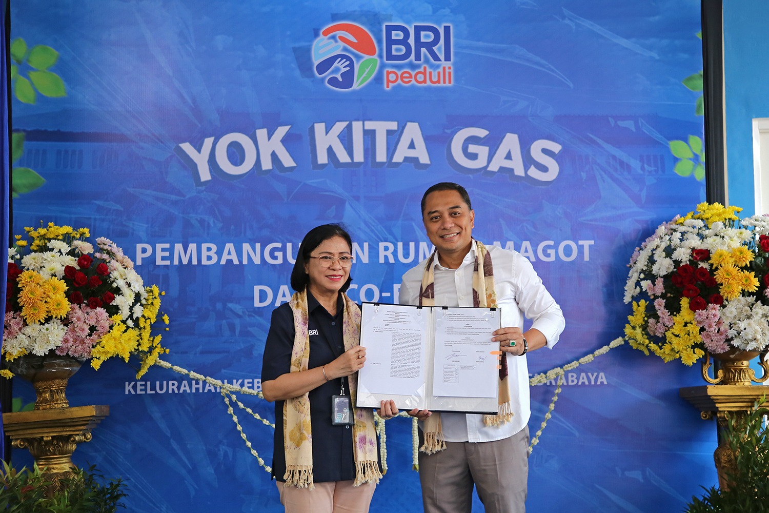 Dibantu BRI, Wali Kota Eri Cahyadi Resmikan Rumah Maggot dan Eco Enzim Senilai Rp 394 Juta