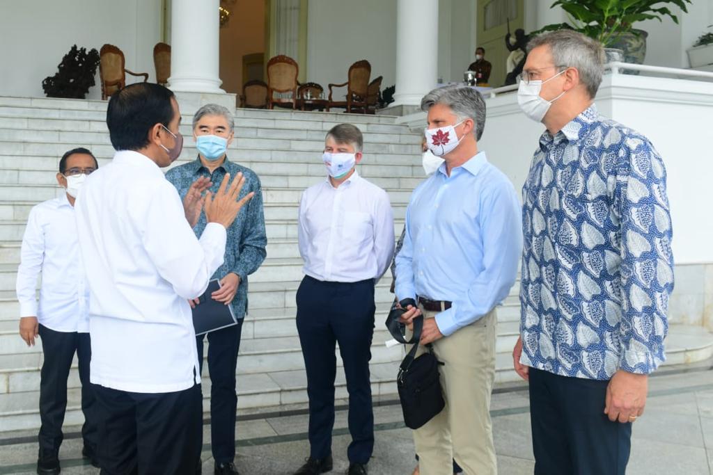 Presiden Jokowi Ajak para Dubes Negara Sahabat Tinjau Persemaian Rumpin
