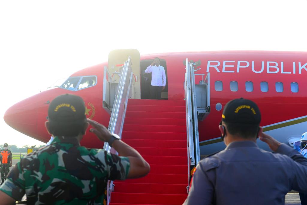 Bertolak ke Kalbar, Presiden Jokowi Dijadwalkan Resmikan Bandara dan Tanam Pohon
