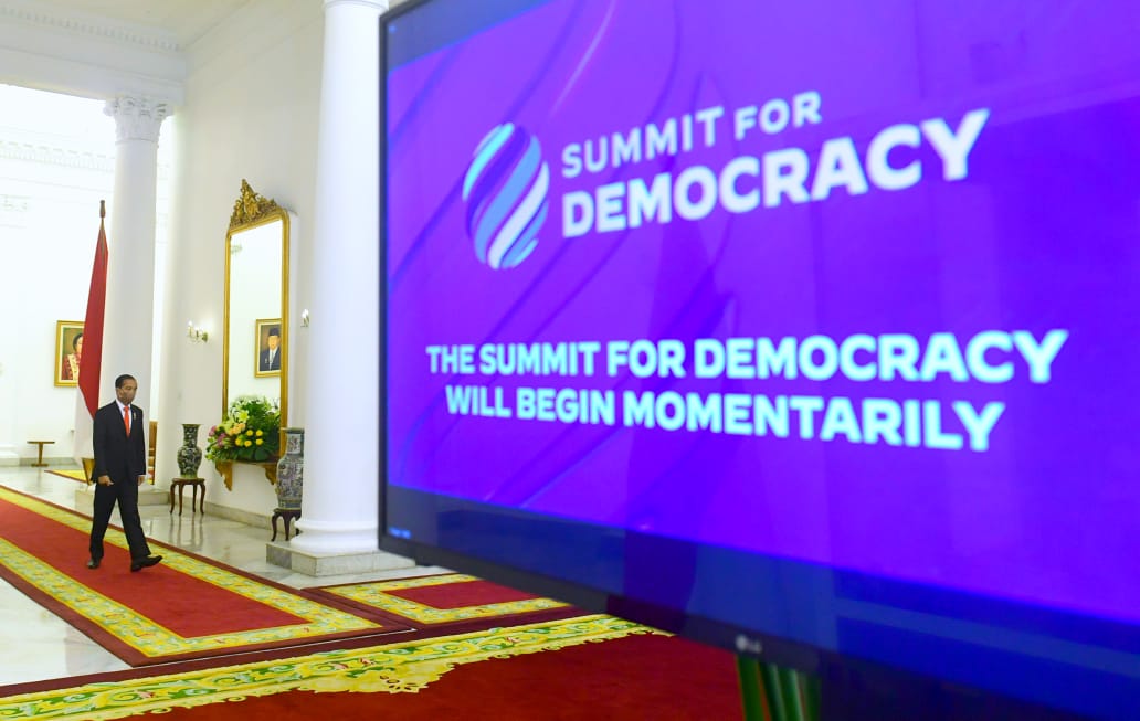 Summit For Democracy 2021, Presiden Jokowi Tegaskan Komitmen Indonesia Majukan Demokrasi