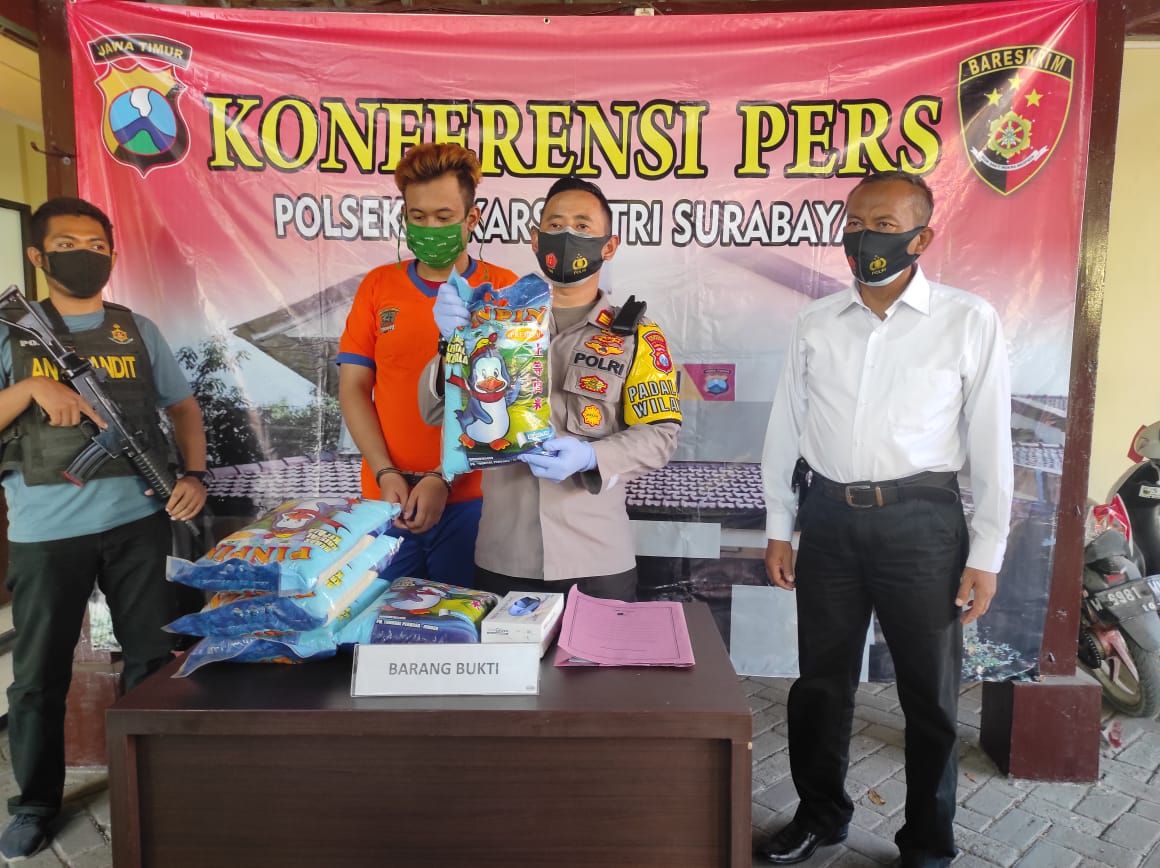 Menganggur Selama Pandemi, Bapak Satu Anak Nekat Curi Beras