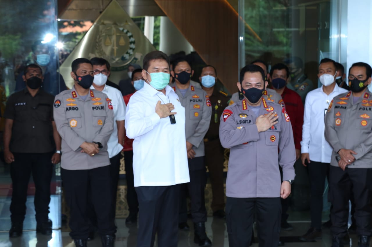 Ditemui Kapolri, Jaksa Agung: Ini Tonggak Sinergitas Penegakan Hukum