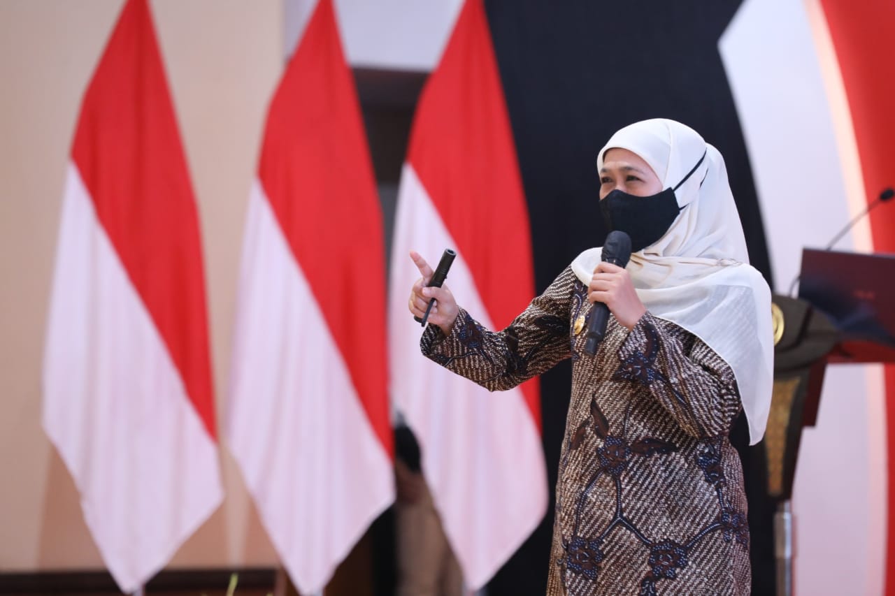 Kasus Harian di Jatim Capai Rekor Tertinggi, Gubernur Khofifah: Saatnya Tarik Rem dengan PPKM Darurat