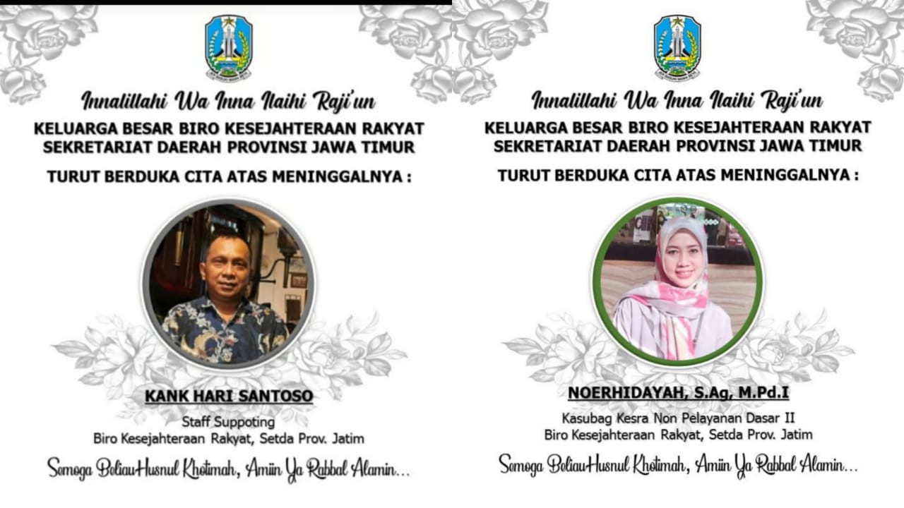 Dua Staf Biro Kesra Setda Pemprov Jatim Meninggal Dunia karena Corona, Dua Pegawai Lainnya pun Positif COVID
