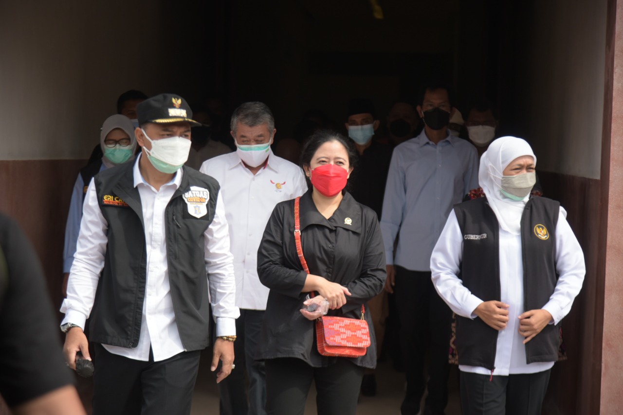 Puan Maharani Cek Kesiapan RS Lapangan Tembak Surabaya, Hingga Monitoring Kebijakan PPKM Darurat