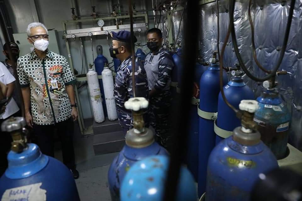 Setelah Jatim, Giliran Jateng yang Ketiban Bantuan Oksigen dari KRI dr Soeharso