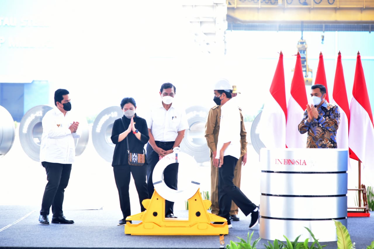 Peresmian Pabrik HSM 2 Krakatau Steel, Puan Maharani Kenang Jasa Bung Karno