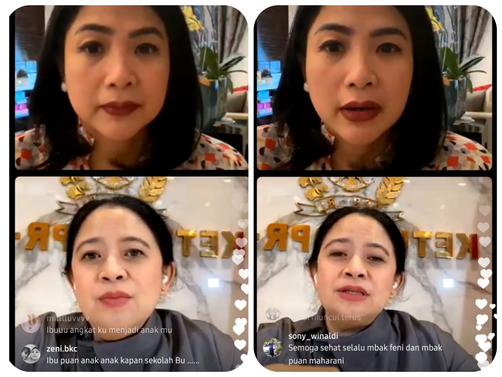 IG Live Bareng Feni Rose, Puan Pastikan DPR tetap Terbuka bagi Rakyat meski di Tengah Masa Pandemi