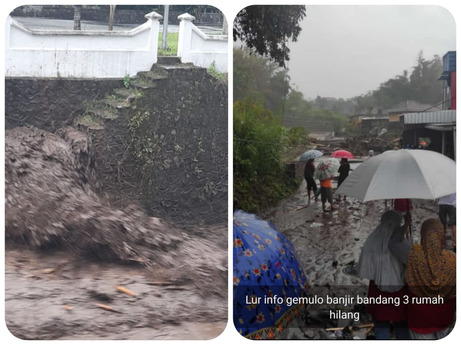 Kota Batu Diterjang Banjir Bandang di Lima Titik Lokasi