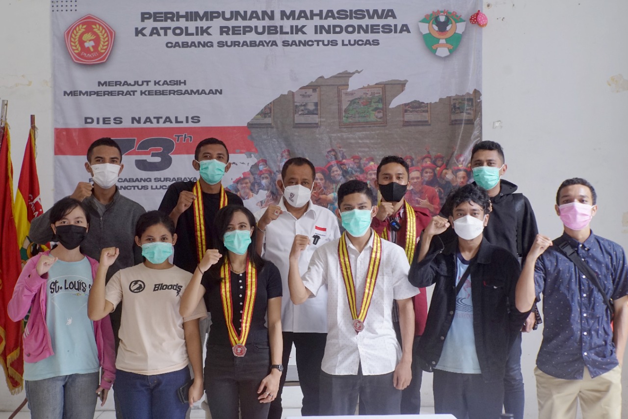 Gelorakan Semangat Toleransi di Surabaya, Wawali Armuji Dialog dengan Perhimpunan Mahasiswa Katolik