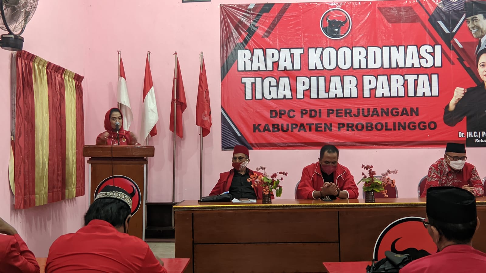 Datangi Probolinggo, Sri Untari Minta Unsur Partai Kerja Maksimal