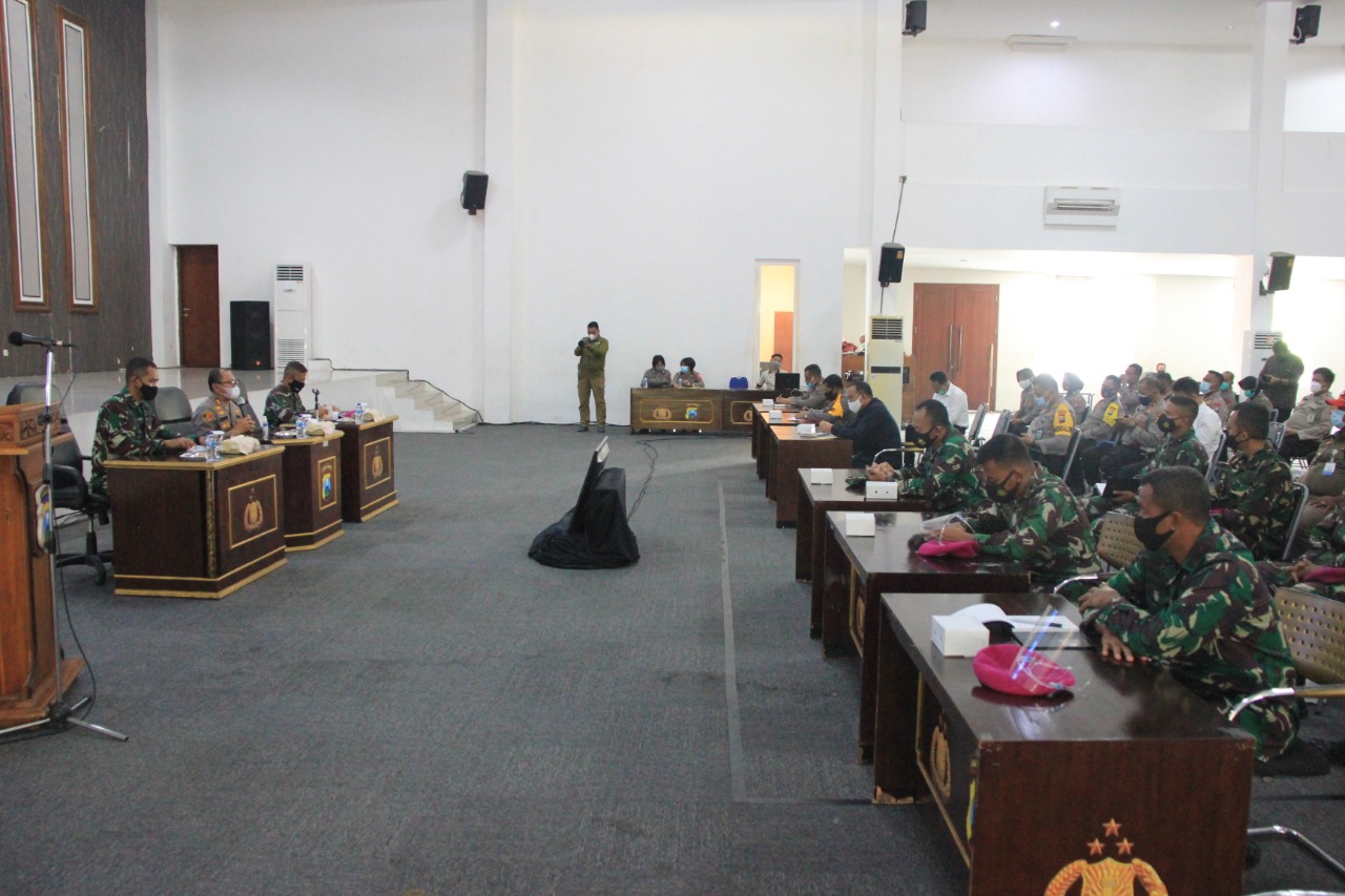 Rapat Kordinasi Jelang Unjuk Rasa, 4.710 personil Disiagakan