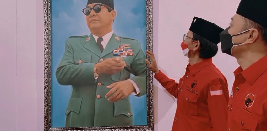Ketum PDI Perjuangan Megawati Soekarnoputri Resmikan Kantor Baru DPC PDI Perjuangan Kota Surabaya