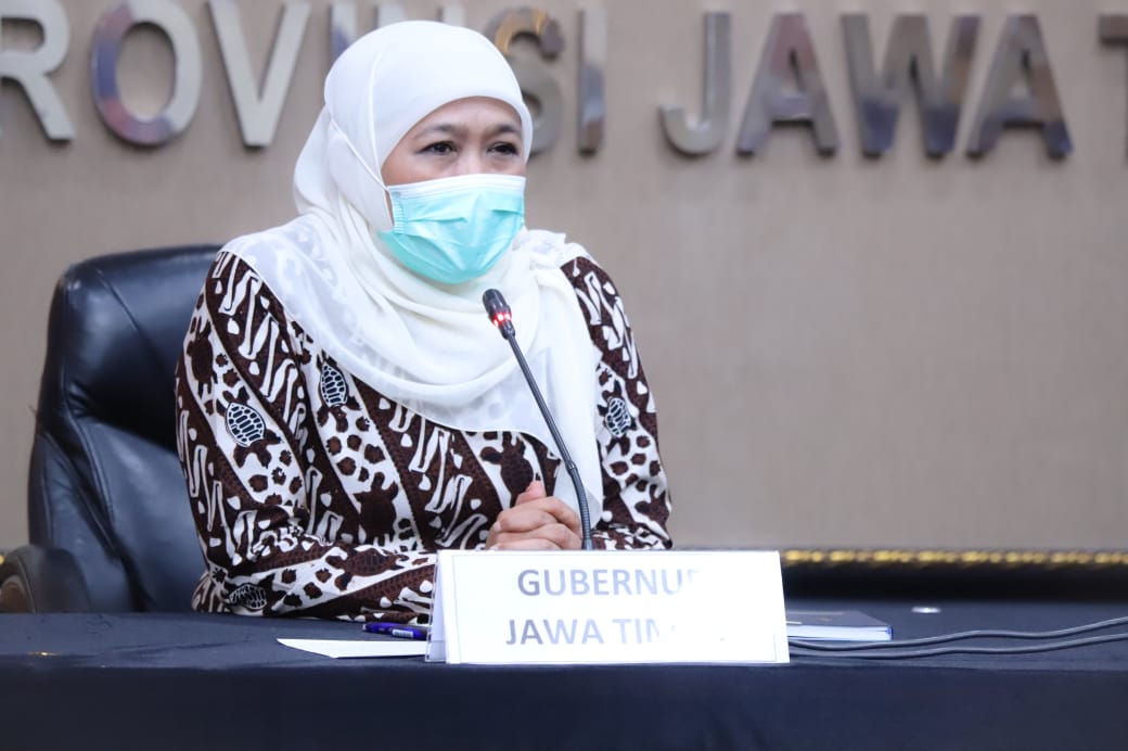 Jelang PPKM, Gubernur Khofifah: Tren Kasus COVID-19 Alami Peningkatan