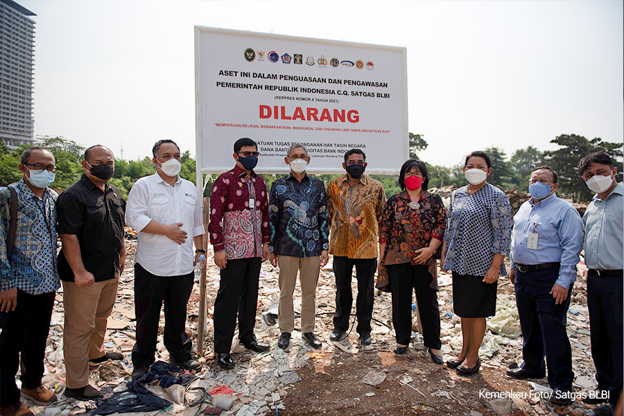 Satgas Hak Tagih Negara Sita Aset Eks BLBI di Karet Tengsin dan Pondok Indah Jakarta