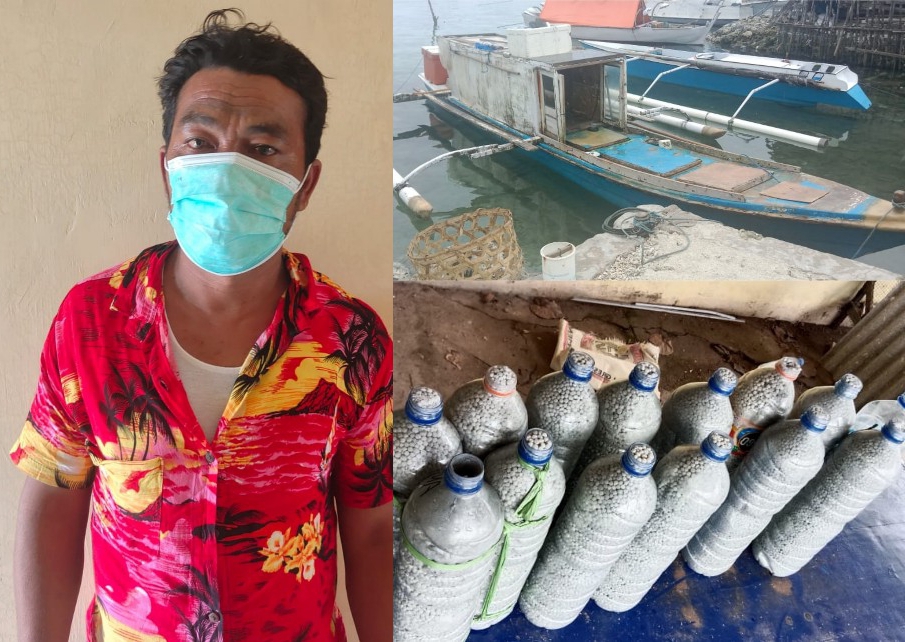 Tangkap Ikan pakai Bahan Peledak, Nelayan Madura Ditangkap Polisi
