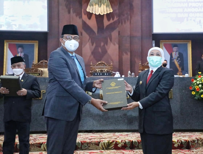 Pemprov Jatim Sabet WTP 10 Kali Beruntun, Khofifah: Jadi Penyemangat