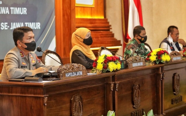 PPKM Mikro di Jatim Diperketat, Surabaya Zona Oranye, Ini Dafar Kawasan COVID-19 Terbaru